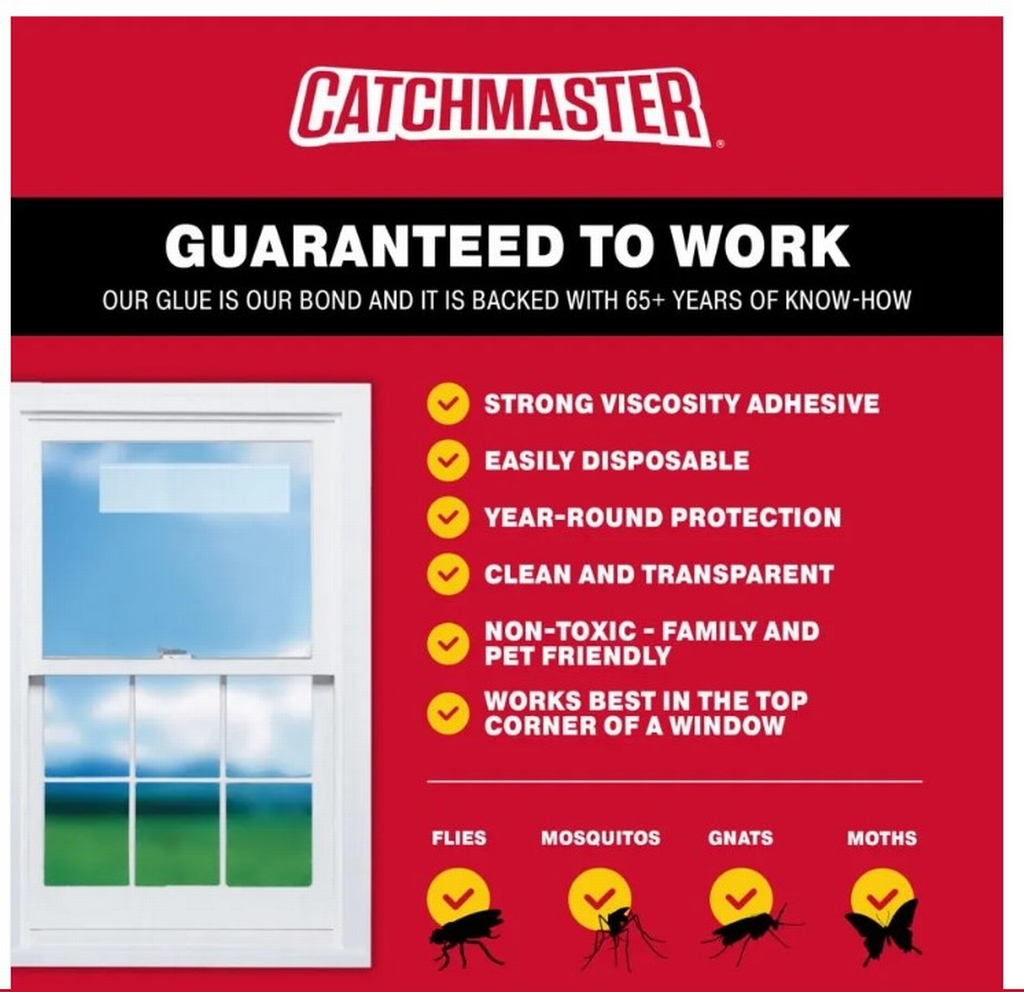 Pièges à bande de fenêtre anti-mouches